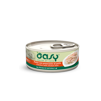 Oasy Wet Cat - POLLO CON PROSCIUTTO Lattina 150 gr