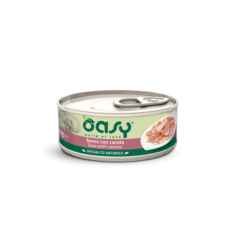Oasy Wet Cat  TONNO CON CAROTE Lattina 150 gr