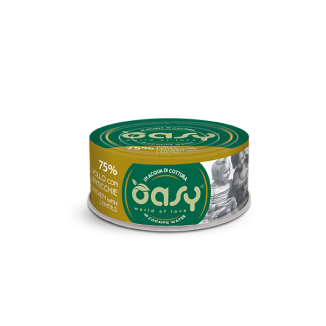 Oasy Wet Cat MORE LOVE POLLO CON LENTICCHIE Lattina 70 gr