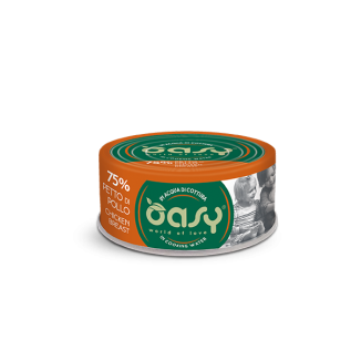 Oasy Wet Cat MORE LOVE PETTO DI POLLO Lattina 70 gr