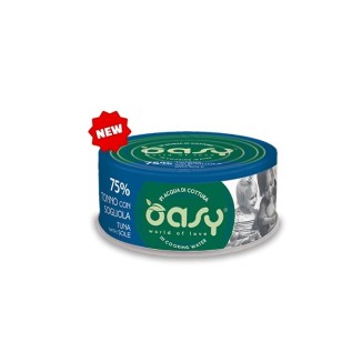 Oasy Wet Cat MORE LOVE - TONNO CON SOGLIOLA Lattina 70 gr