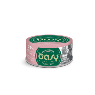 Oasy Wet Cat MORE LOVE POLLO CON PROSCIUTTO Lattina 70 gr