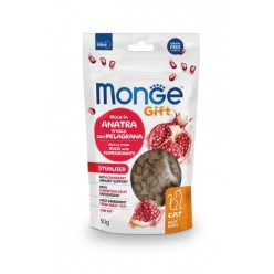 MONGE STERILISED RICCO IN ANATRA FRESCA CON MELAGRANA 50GR