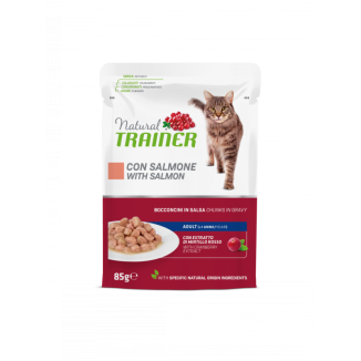 NATURAL TRAINER   CAT AD. SALMON 85 GR Busta