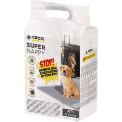 Croci Super Nappy 57x84cm 30pz | Tappetini con Carboni Attivi