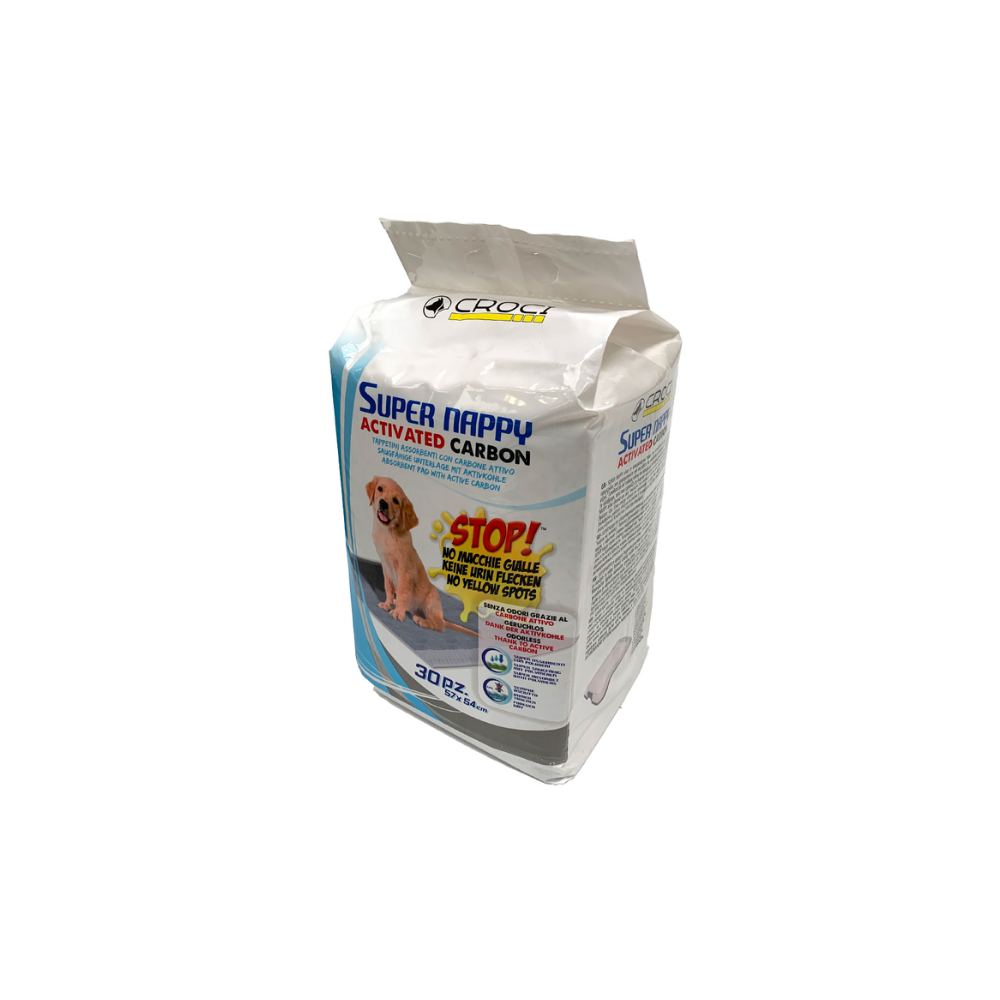 CROCI SUPER NAPPY TAPPETINI IGENICI CARBONI ATTIVI 57X84 60PZ
