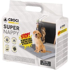 Croci Super Nappy 57x54cm 60pz | Tappetini con Carboni Attivi