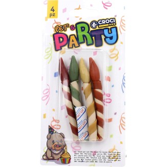 Croci Party Candela 4 Pezzi | Tappetini Assorbenti per Cani