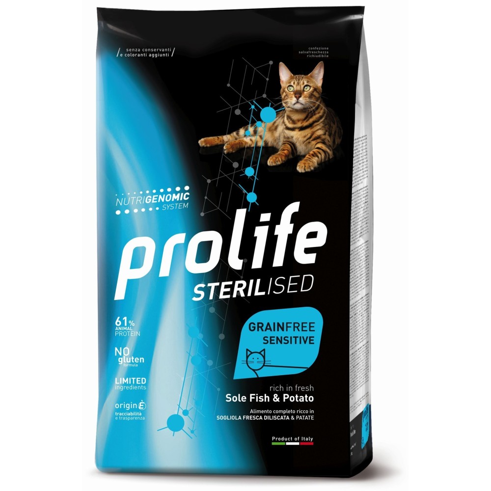 PROLIFE CAT STERILISED GRAIN FREE SENS. 400GR