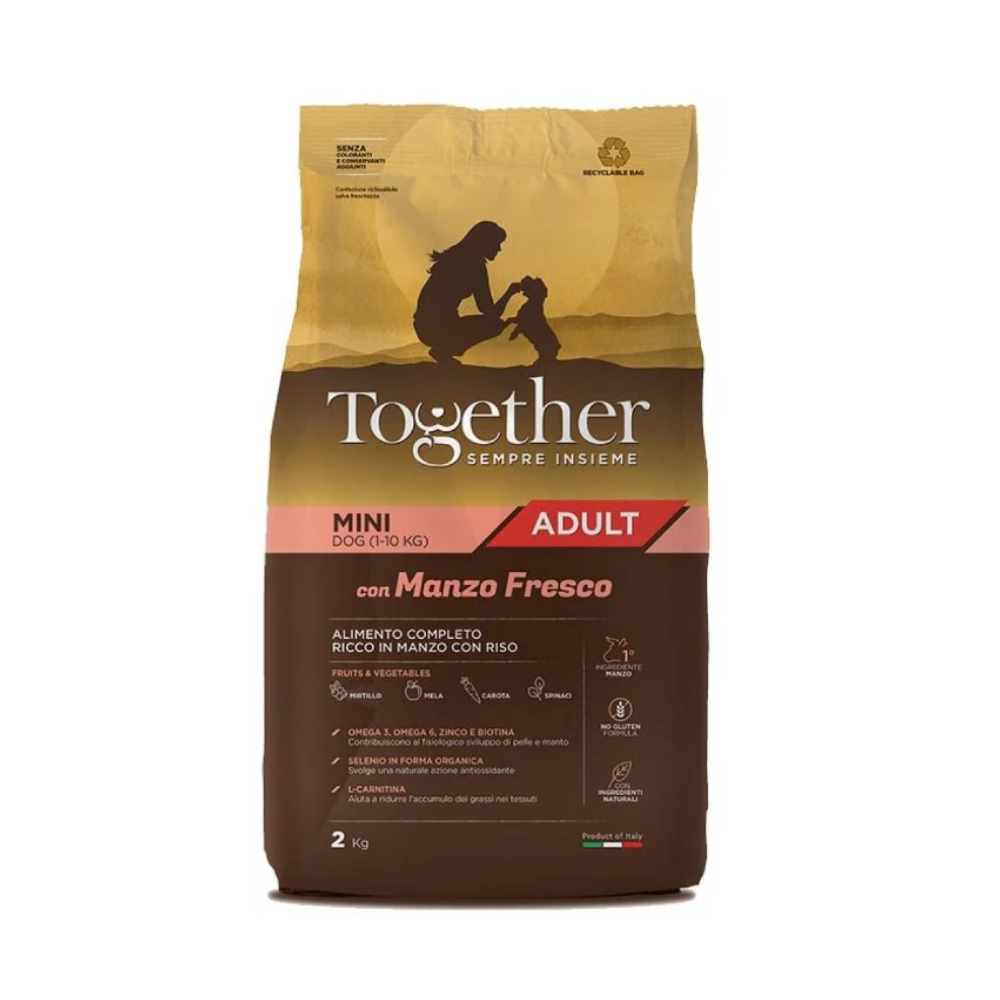 Together Dog Adult Manzo Mini 2kg | Per Taglie Piccole