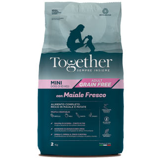 Together Dog Adult GF Maiale Mini 2kg | Alimento Piccole Taglie