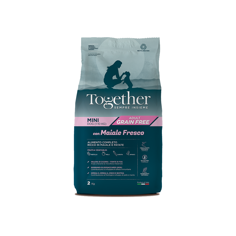 TOGETHER DOG AD GF MAIALE MINI 2KG