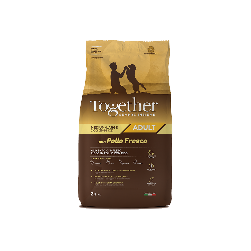 TOGETHER DOG AD POLLO M/L 12KG