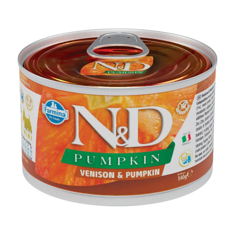 N&D CERVO E ZUCCA 140 GR