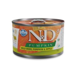 N&D CINGHIALE ZUCCA MELA 140 GR