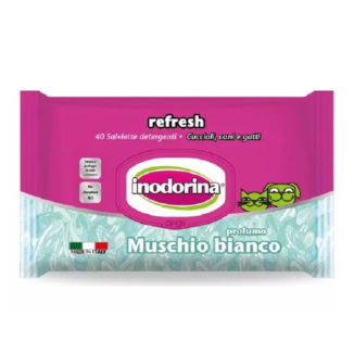 Inodorina Salviette Igieniche Muschio Bianco 40pz | Profumo Delicato