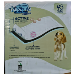 TAPPET IN TAPPETINI IGENICI ACTIVE CARBON 60x90 (45pz)