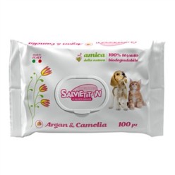 Salviette XXL Argan & Camelia 100pz | Confezione Familiare