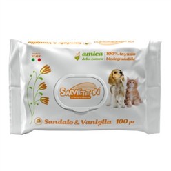 Salviette XXL Sandalo & Vaniglia 100pz | Profumo Intenso