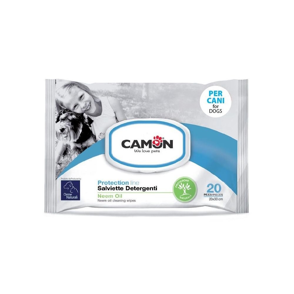 Salviette Protection Line Olio di Neem 20pz | Azione Protettiva