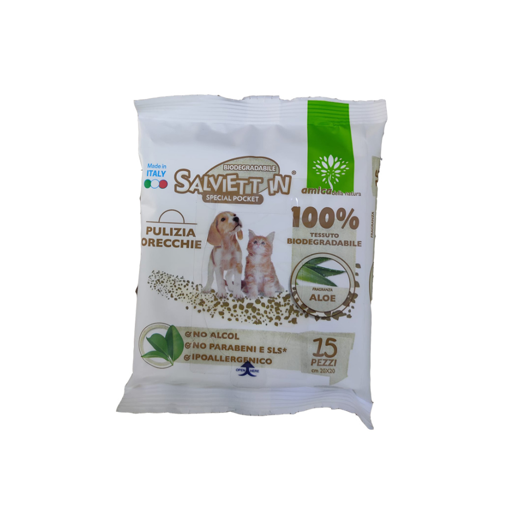 Salviette Special Pocket Orecchie Aloe 15pz | Pulizia Auricolare