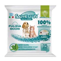 Salviette Special Pocket Occhi Tè Verde e Camomilla 15pz | Delicate