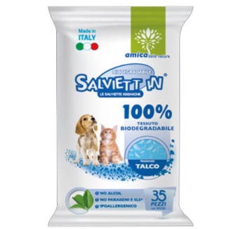 Salviette Aloe & Bamboo 35pz | Igiene Delicata per Animali