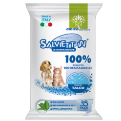 Salviette Aloe & Bamboo 35pz | Igiene Delicata per Animali