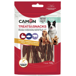 CAMON Chewy stripes con pollo, merluzzo e bovino 100gr
