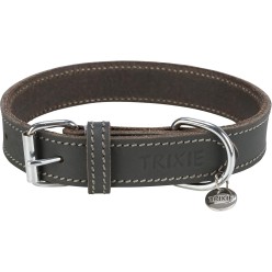 RUSTIC COLLARE,in PELLE,L:47-55cm/40mm,N