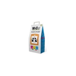 WE CAT LETTIERA NATURALE DI ORIGINE VEGETALE ,NATURALE , BIODEGRADABILE, COMPOSTABILE E WC COMPATIBILE 3,5 KG