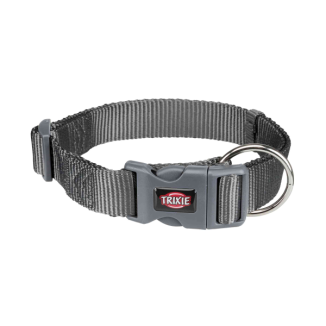 PREMIUM COLLARE,S-M:30-45cm/15mm,GRIGIO