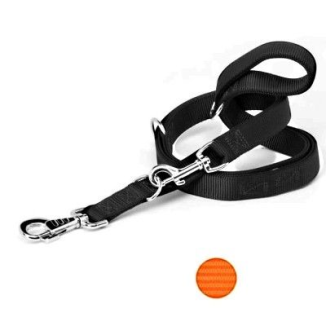 Camon Guinzaglio Intrecciato Reflex Fosforescente Arancione 12x2000mm | Lungo
