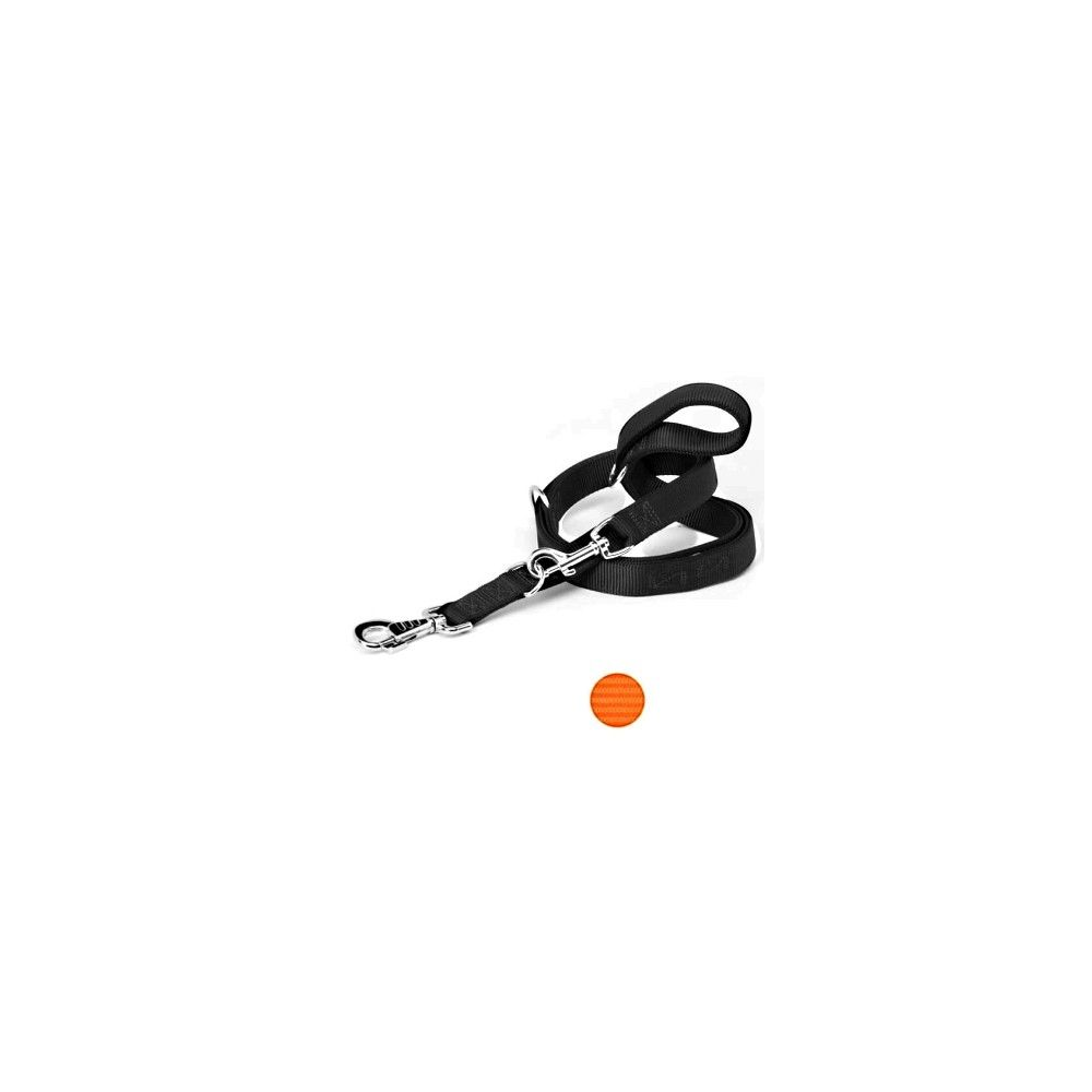 CAMON GUINZAGLIO INTRECXIATO ADDESTRAMENTO Reflex+Fosforesc. ARANCIONE 12X2000