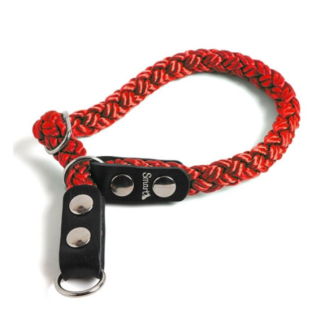 COLLARE STRANGHOLO CORDA ROSSO-10x600