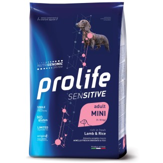 PROLIFE DOG SENSITIVE ADULT AGNELLO E RISO 2KG