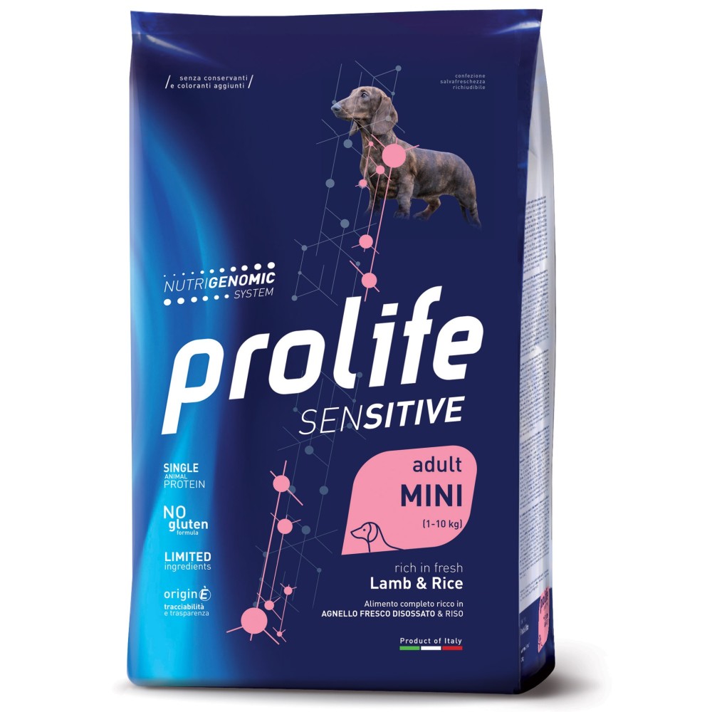 PROLIFE DOG SENSITIVE ADULT AGNELLO E RISO 2KG