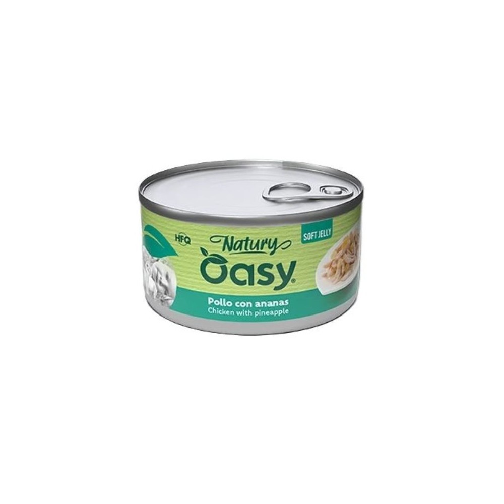 Oasy Wet Cat Natury Soft Jelly - POLLO CON ANANAS 85gr