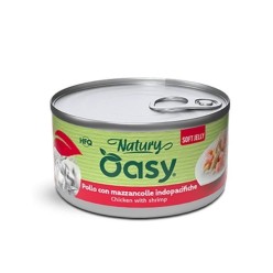 Oasy Wet Cat Natury Soft Jelly - POLLO CON MAZZANCOLLE 85GR