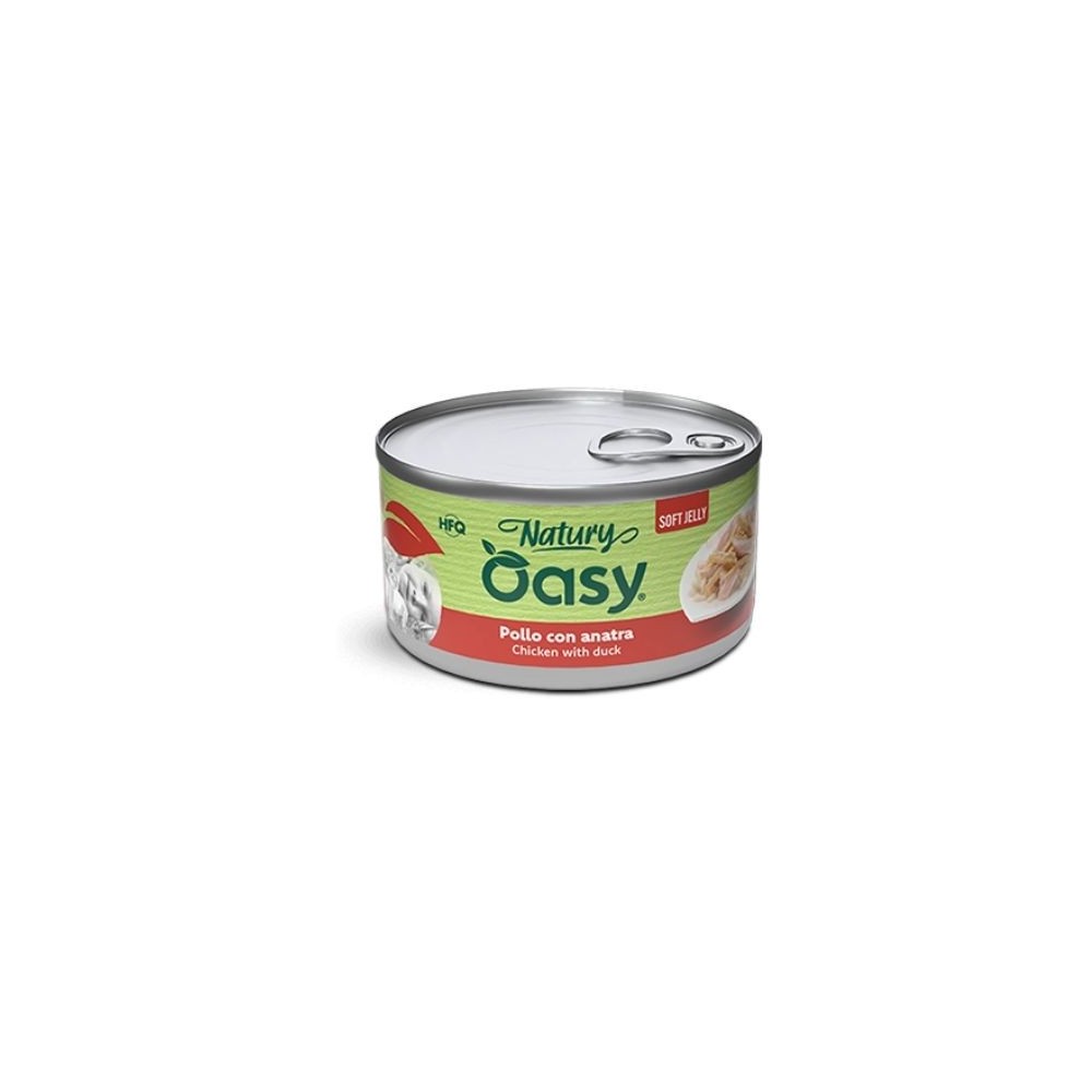 Oasy Wet Cat Natury Soft Jelly - POLLO CON ANATRA 85GR