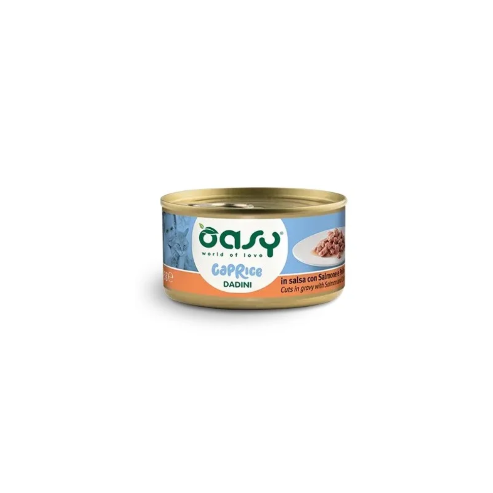 OASY WET CAT POLLO CON SALMONE 85GR