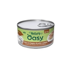 Oasy Wet Cat Natury Soft Jelly - POLLO CON FEGATO E PATATE 85GR