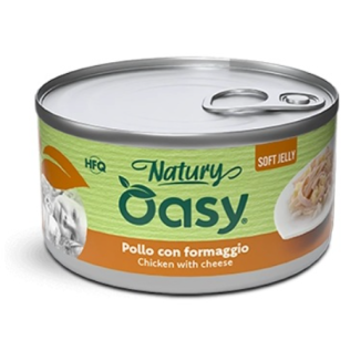 Oasy Wet Cat Natury Soft Jelly - POLLO Lattina 85GR