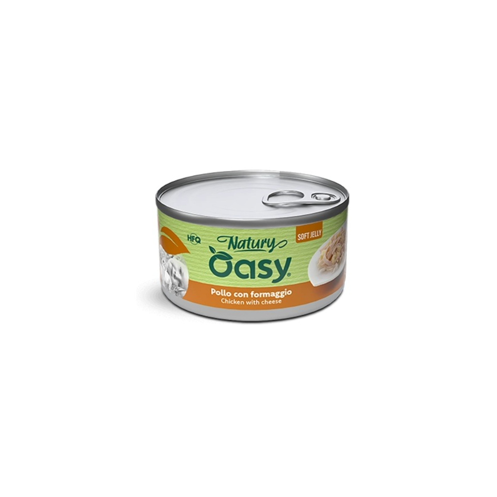 Oasy Wet Cat Natury Soft Jelly - POLLO Lattina 85GR