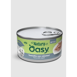 OASY WET CAT TONNETTO CON CALAMARI  85GR