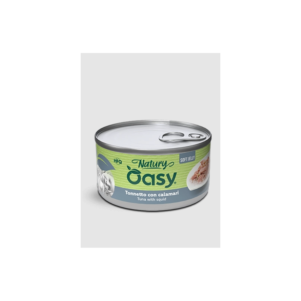 OASY WET CAT TONNETTO CON CALAMARI  85GR