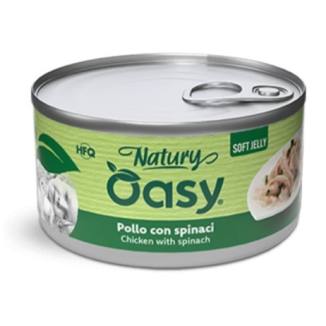 OASY WET CAT POLLO CON SPINACI 85GR