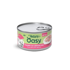 OASY WET CAT SOFT GEL TONNETTO CON SALMONE ROSA 85GR