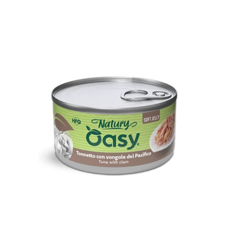 OASY WET CAT SOFT GEL TONNETTO CON VONGOLE DEL PACIFICO  85GR