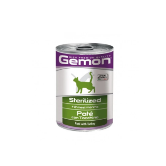 Gemon Cat Adult Patè Tacchino 400gr | Alimento per Gatti